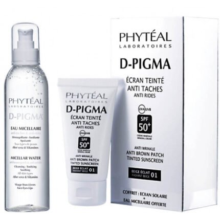 PHYTEAL DPIGMA ECRAN TEINTE BEIGE ECLAT SPF50+EAU MICELLAIRE A L'ALOE VERA 150ML (OFFERTE)