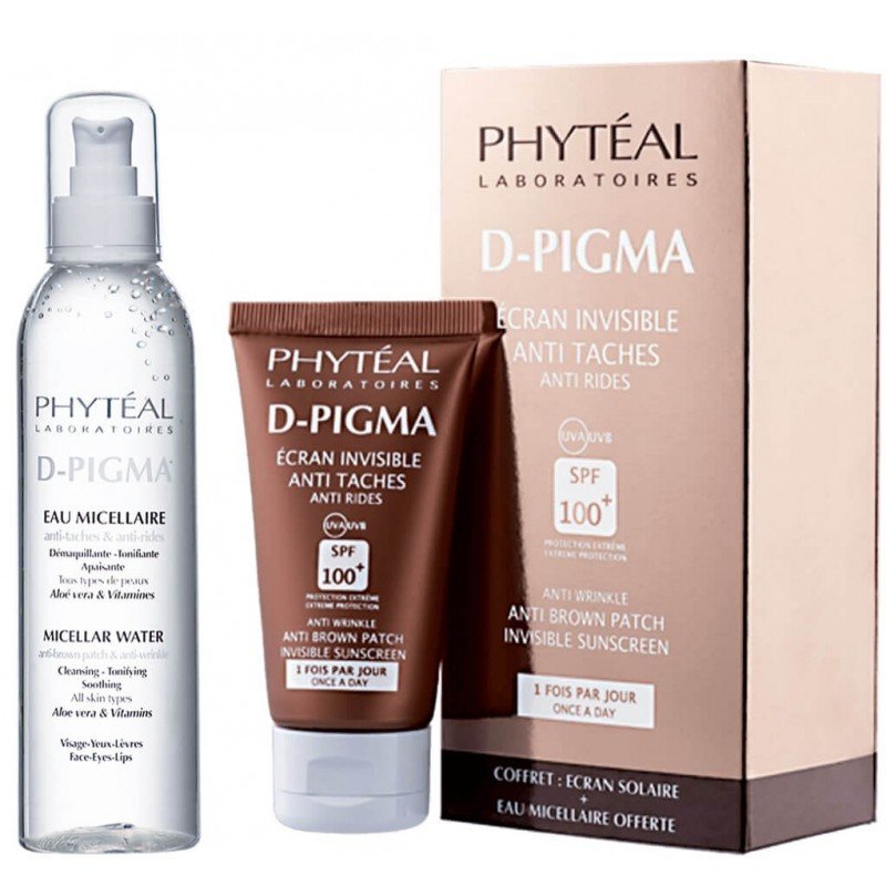 phyteal-dpigma-ecran-invisible-spf100-50ml-dpigma-eau-micellaire-a-l-aloe-vera-150ml-offerte